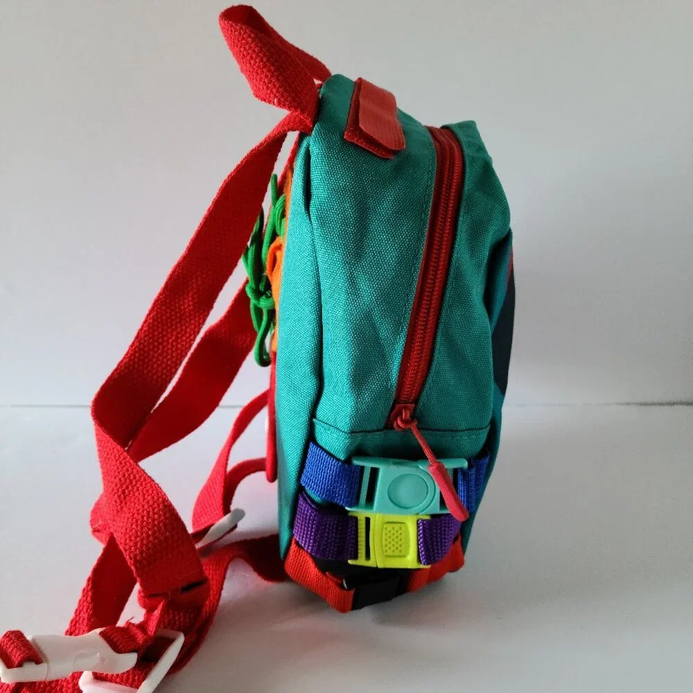 SENSORY TOY BACKPACK FOR TODDLERS AGES 3 + COLORFUL/EDUCATIONAL